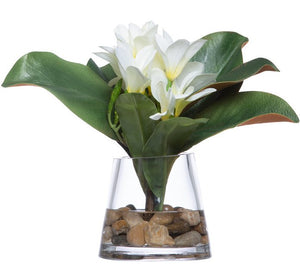 Plumeria Bloom Stateroom Bouquet Yacht Silks Arrangement - Nautical Luxuries