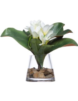 Plumeria Bloom Stateroom Bouquet Yacht Silks Arrangement - Nautical Luxuries