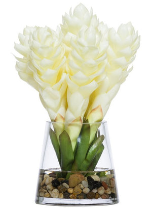 White Ginger Stateroom Bouquet Yacht Silks Arrangement - Nautical Luxuries