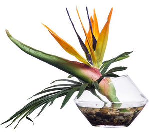 Bird of Paradise Stateroom Bouquet Yacht Silks Arrangement - Nautical Luxuries