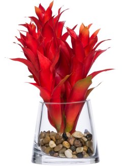 Red Bromeliad Stateroom Bouquet Yacht Silks Arrangement - Nautical Luxuries