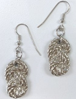 Savoia Knot Hoop Earrings - Nautical Luxuries