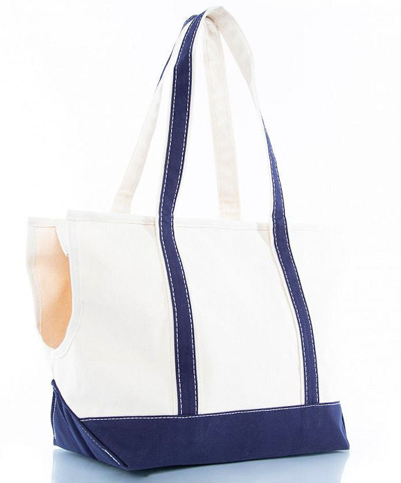 Medium-Weight Canvas Pet Tote - Nautical Luxuries