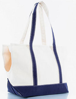 Medium-Weight Canvas Pet Tote - Nautical Luxuries