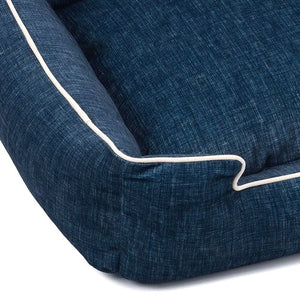 Beach Denim Luxury Pet Bed - Nautical Luxuries