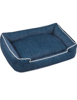 Beach Denim Luxury Pet Bed - Nautical Luxuries