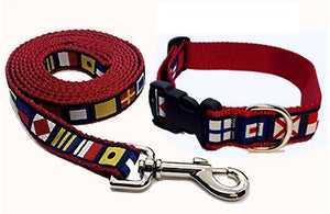 Nylon Web Coastal & Nautical Pet Collars - Nautical Luxuries