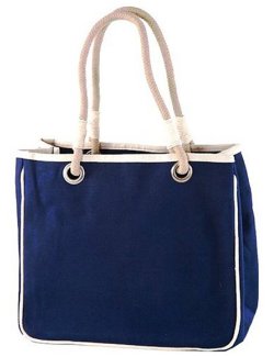 Natural Canvas Rope Handle Purse/Totes - Nautical Luxuries