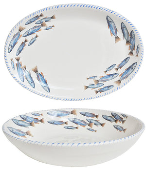 Italian Hand-Painted Ceramics/Pesce - Nautical Luxuries