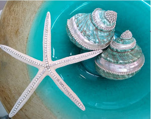 The Wishing Star Crystal Embellished Starfish - Nautical Luxuries